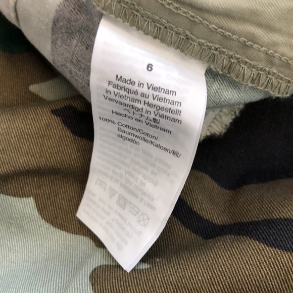 NWT J. Crew Jenna Camo Shorts - Picture 5 of 5